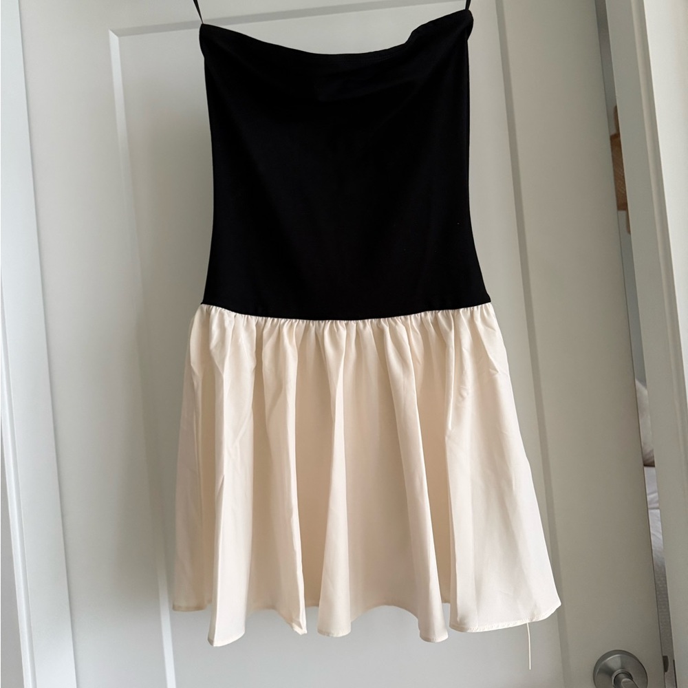 Commense Black and Cream Dress